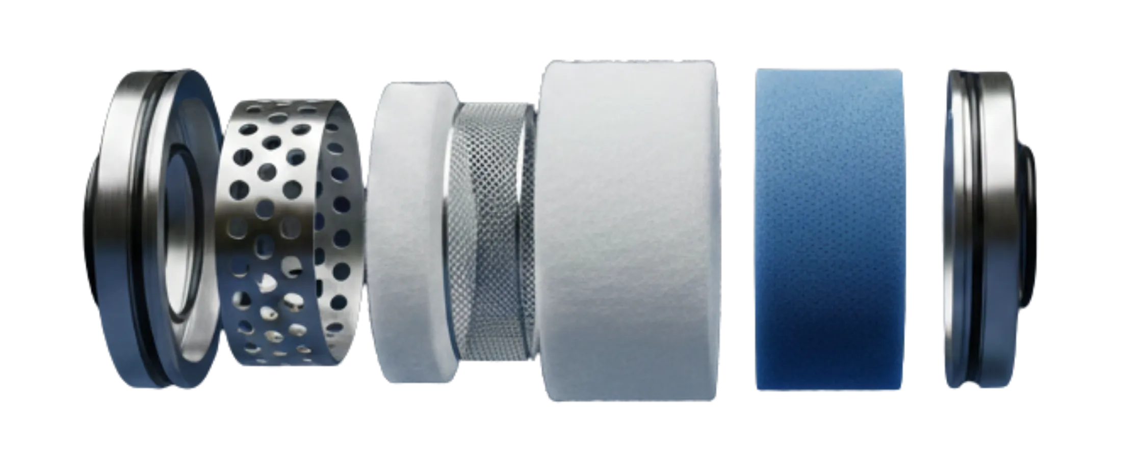 Mockup of floating boxes